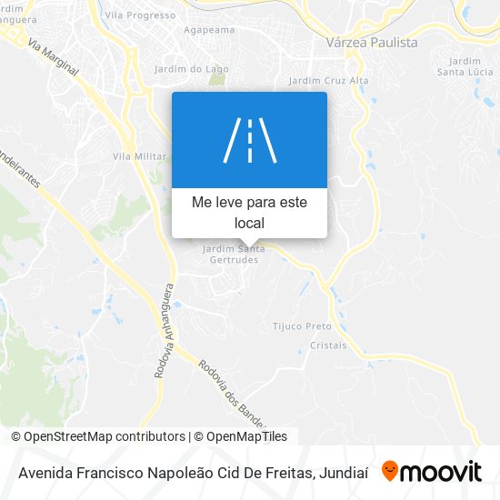 Avenida Francisco Napoleão Cid De Freitas mapa