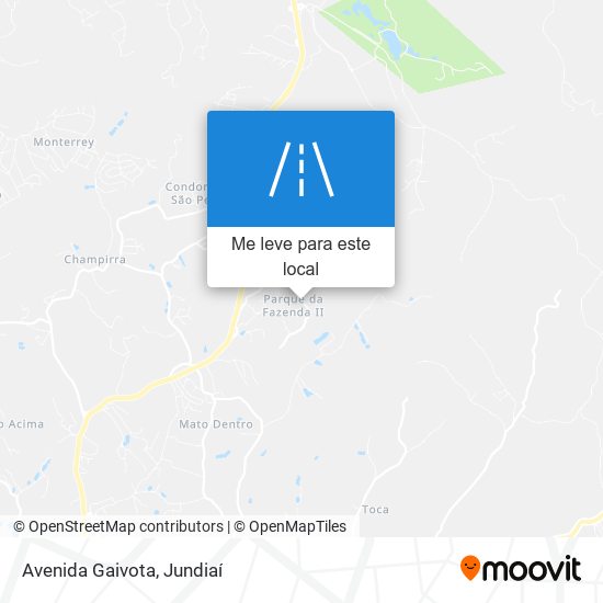 Avenida Gaivota mapa