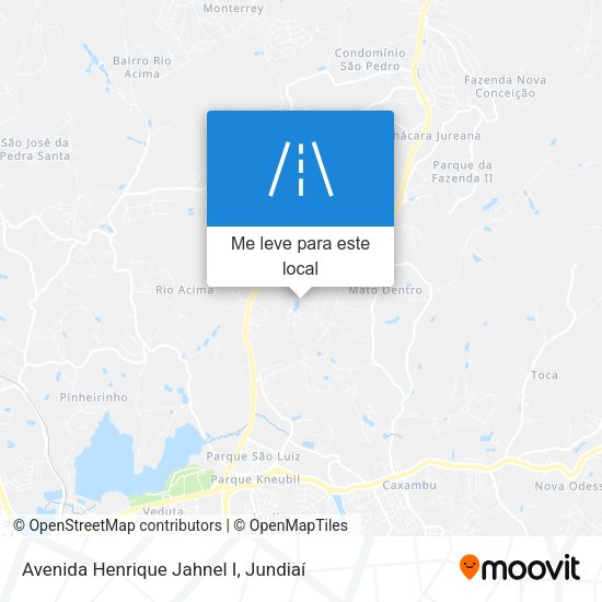 Avenida Henrique Jahnel I mapa