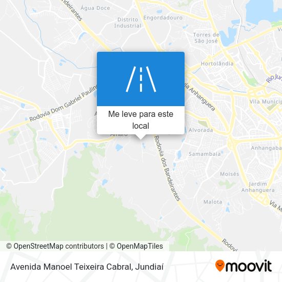 Avenida Manoel Teixeira Cabral mapa