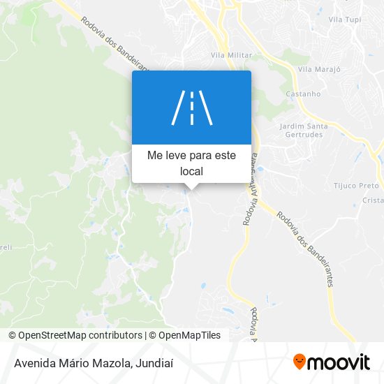 Avenida Mário Mazola mapa