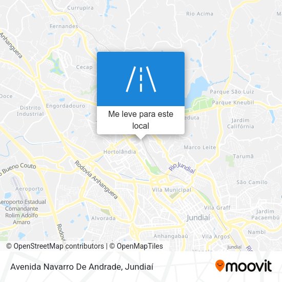 Avenida Navarro De Andrade mapa