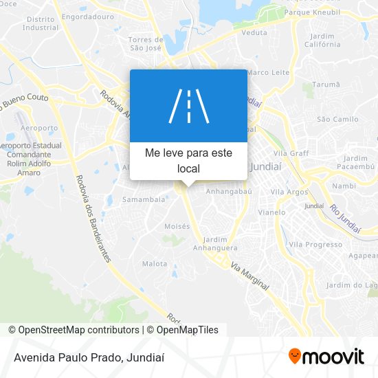 Avenida Paulo Prado mapa