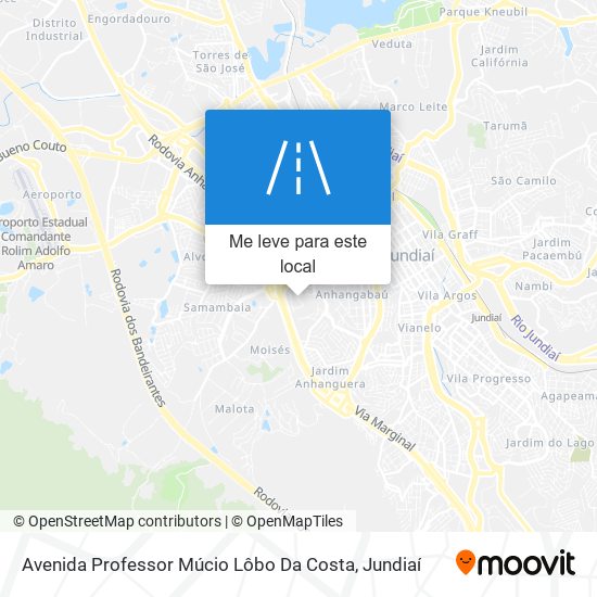 Avenida Professor Múcio Lôbo Da Costa mapa