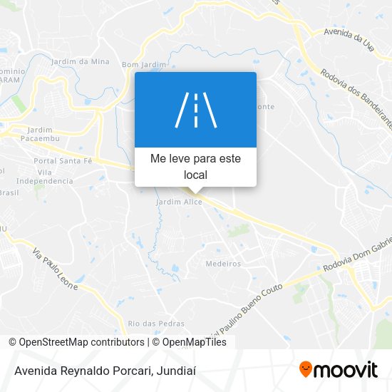 Avenida Reynaldo Porcari mapa