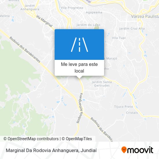 Marginal Da Rodovia Anhanguera mapa
