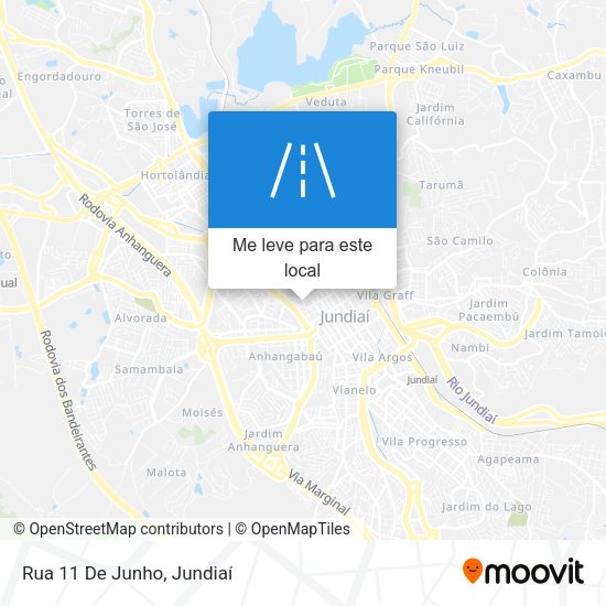 Rua 11 De Junho mapa