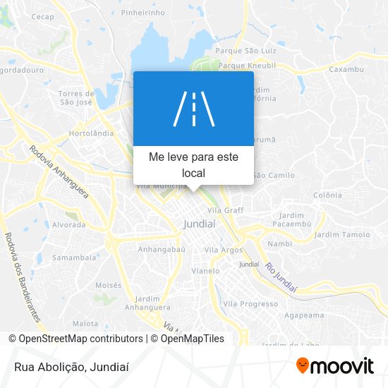 Rua Abolição mapa
