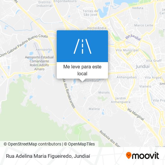 Rua Adelina Maria Figueiredo mapa