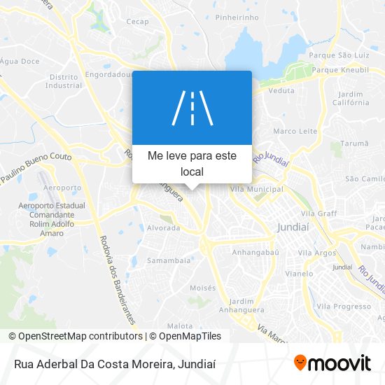 Rua Aderbal Da Costa Moreira mapa