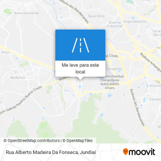 Rua Alberto Madeira Da Fonseca mapa