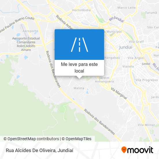 Rua Alcídes De Oliveira mapa