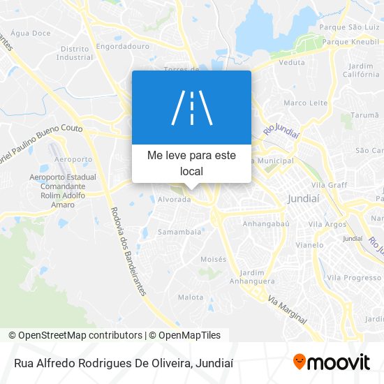 Rua Alfredo Rodrigues De Oliveira mapa