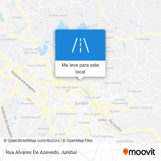 Rua Alvares De Azevedo mapa