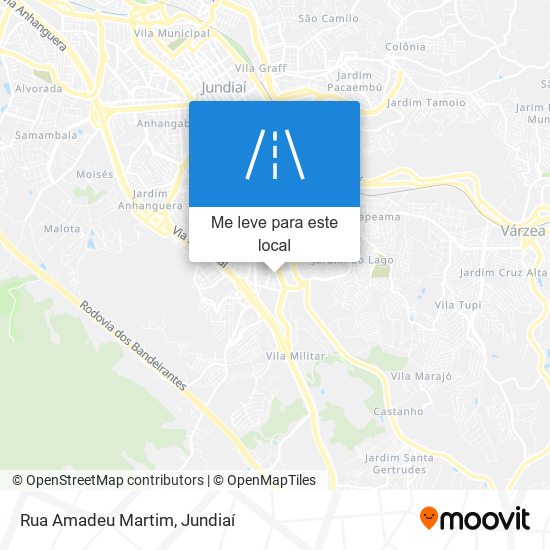 Rua Amadeu Martim mapa