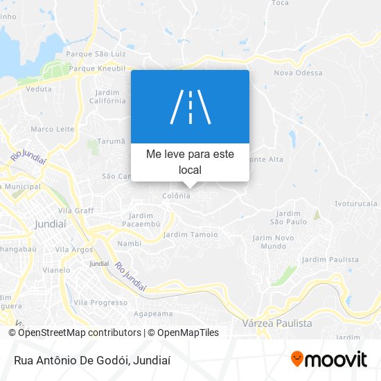 Rua Antônio De Godói mapa