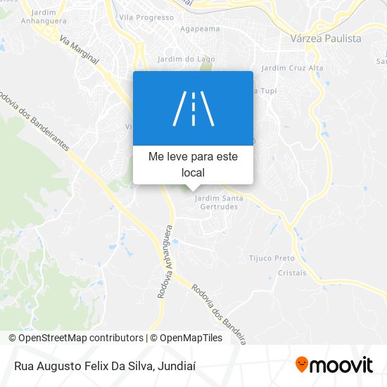 Rua Augusto Felix Da Silva mapa