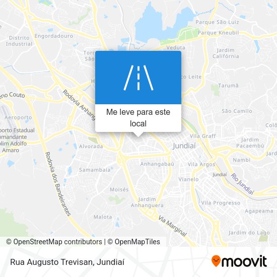 Rua Augusto Trevisan mapa