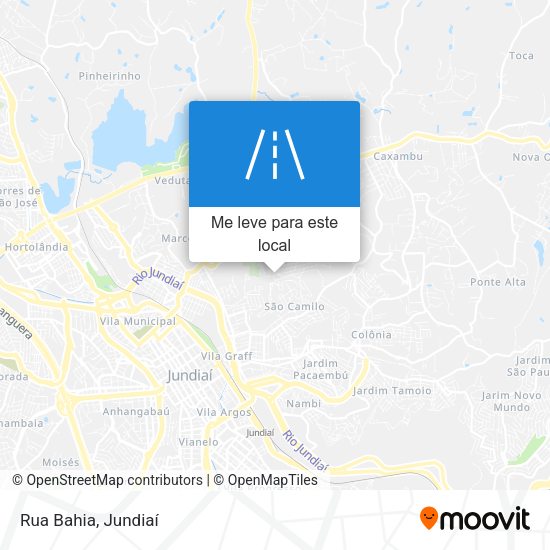 Rua Bahia mapa