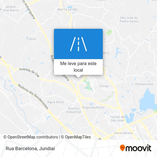 Rua Barcelona mapa