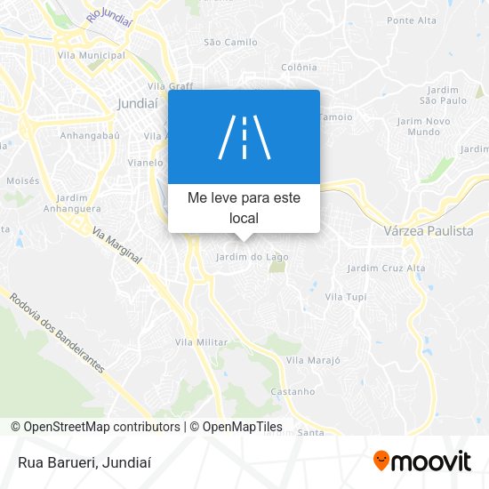 Rua Barueri mapa
