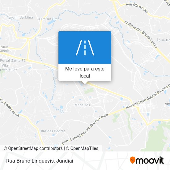 Rua Bruno Linquevis mapa
