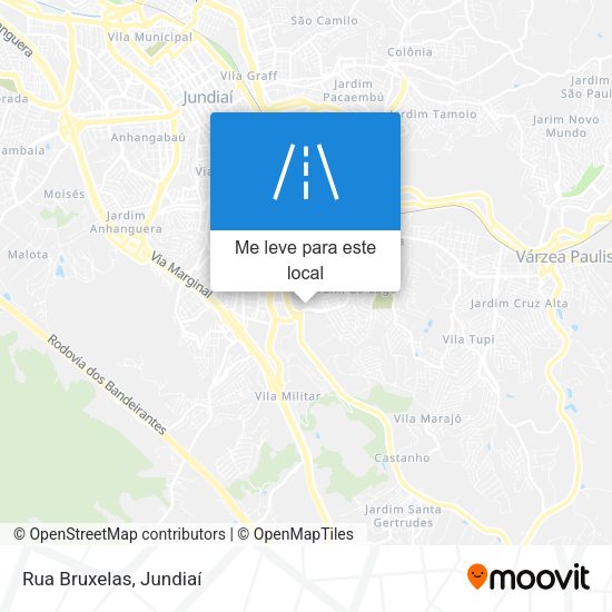 Rua Bruxelas mapa