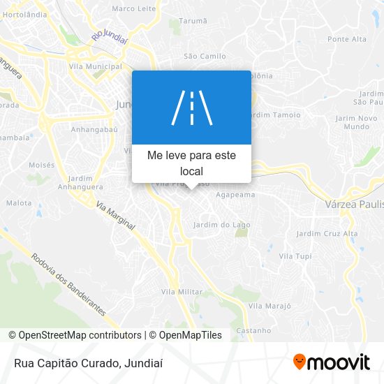 Rua Capitão Curado mapa
