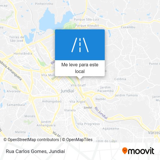 Rua Carlos Gomes mapa