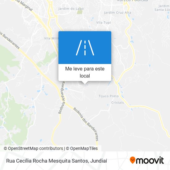 Rua Cecília Rocha Mesquita Santos mapa