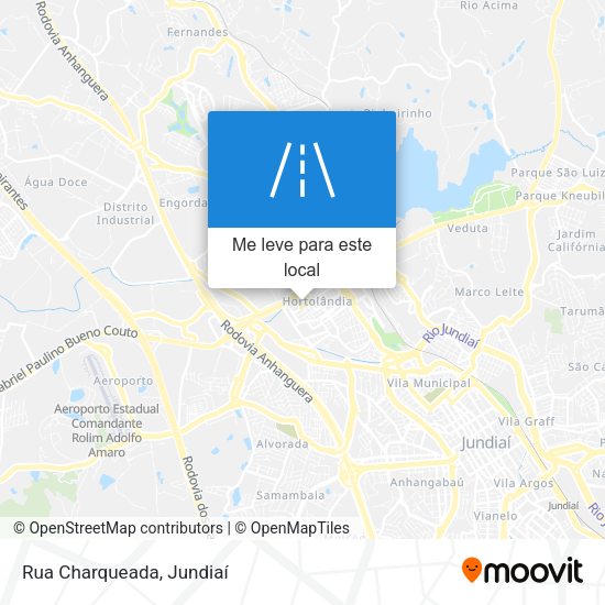 Rua Charqueada mapa