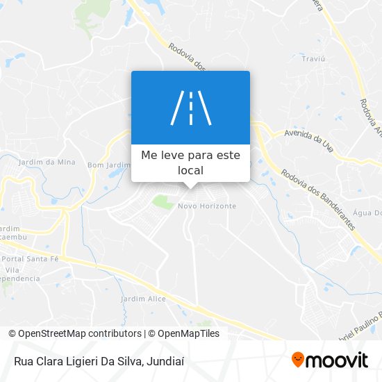 Rua Clara Ligieri Da Silva mapa