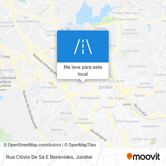 Rua Clóvis De Sá E Benevides mapa