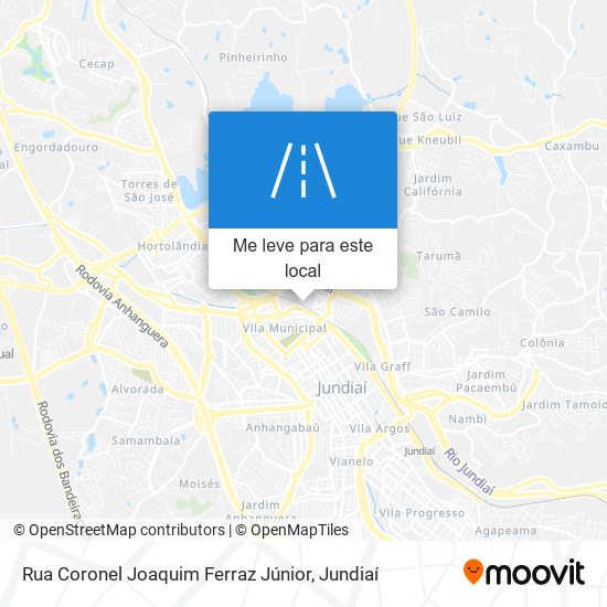 Rua Coronel Joaquim Ferraz Júnior mapa