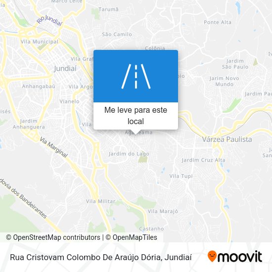 Rua Cristovam Colombo De Araújo Dória mapa