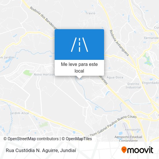 Rua Custódia N. Aguirre mapa