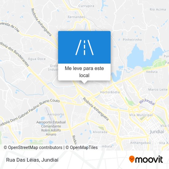 Rua Das Léias mapa