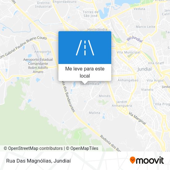 Rua Das Magnólias mapa