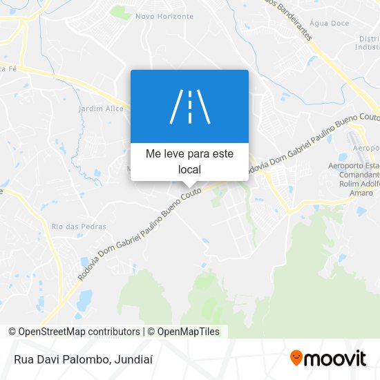 Rua Davi Palombo mapa