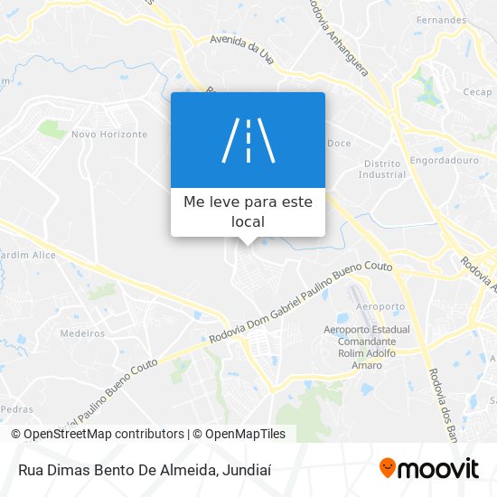 Rua Dimas Bento De Almeida mapa