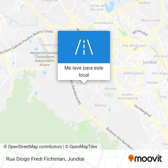 Rua Diogo Fredi Fichiman mapa