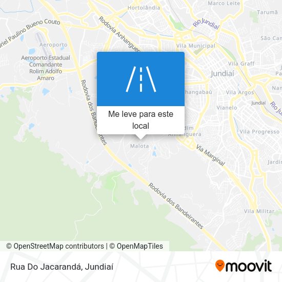 Rua Do Jacarandá mapa