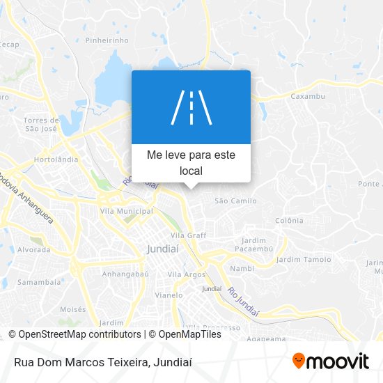 Rua Dom Marcos Teixeira mapa