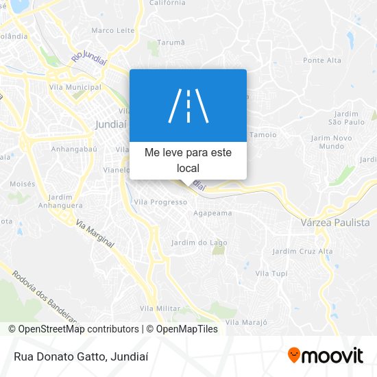 Rua Donato Gatto mapa