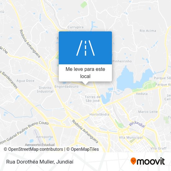 Rua Dorothéa Muller mapa