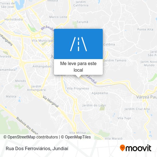 Rua Dos Ferroviários mapa