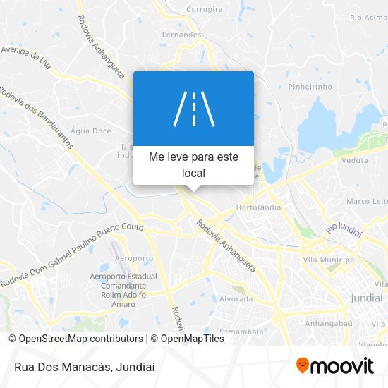 Rua Dos Manacás mapa