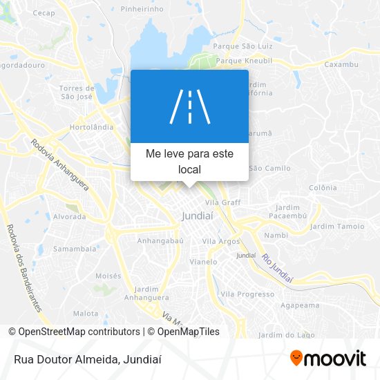 Rua Doutor Almeida mapa