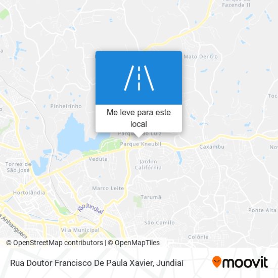 Rua Doutor Francisco De Paula Xavier mapa