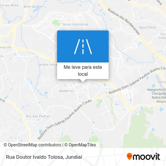 Rua Doutor Ivaldo Tolosa mapa